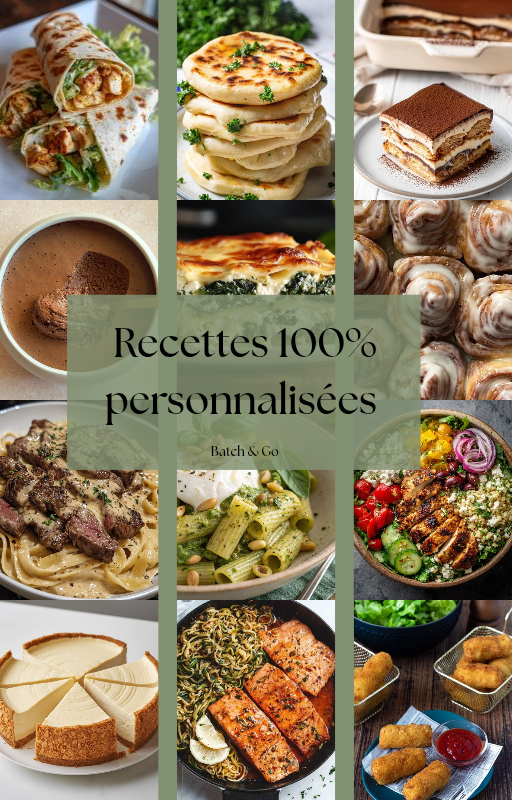 Ebook recettes 100% personnalisées